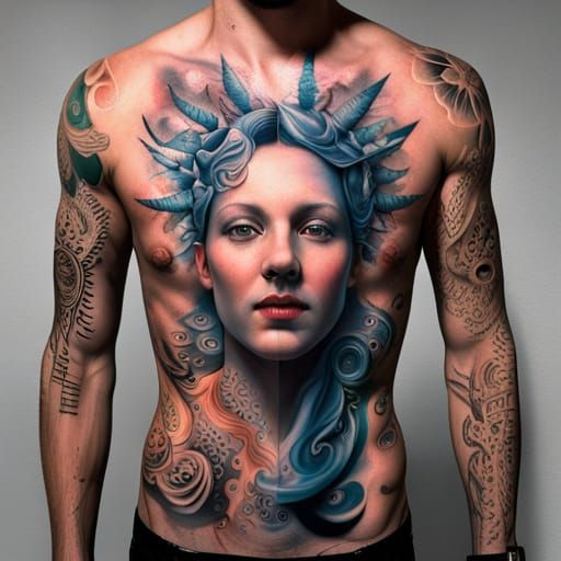 Photorealistic Tattoo Art: Western Ideology in Synthography