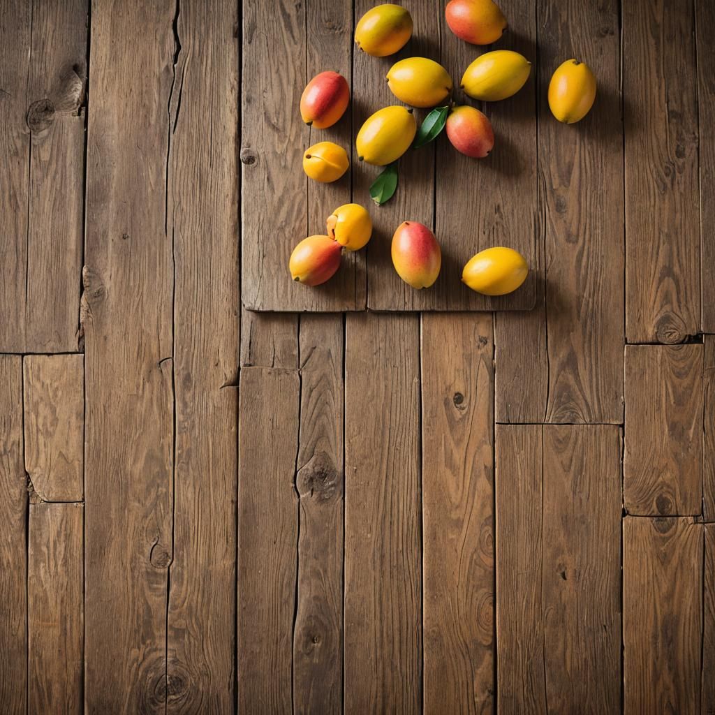 Mango Still Life in Warm Summer Light