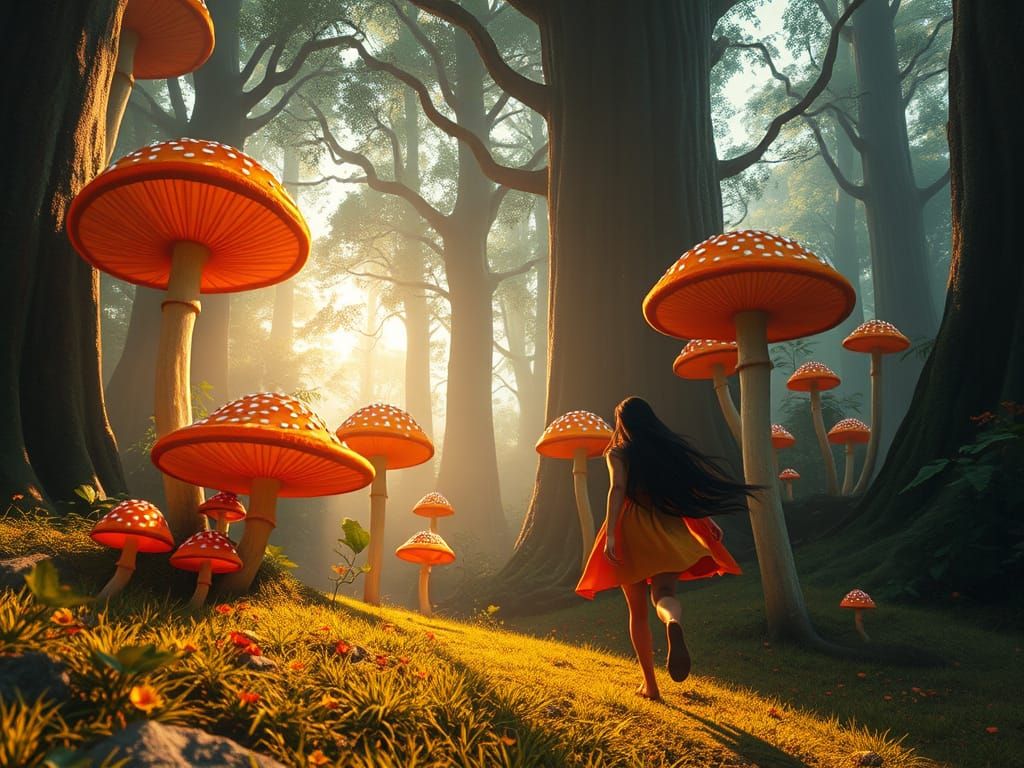 Fantastical Forest Inhabitants in Vibrant Color