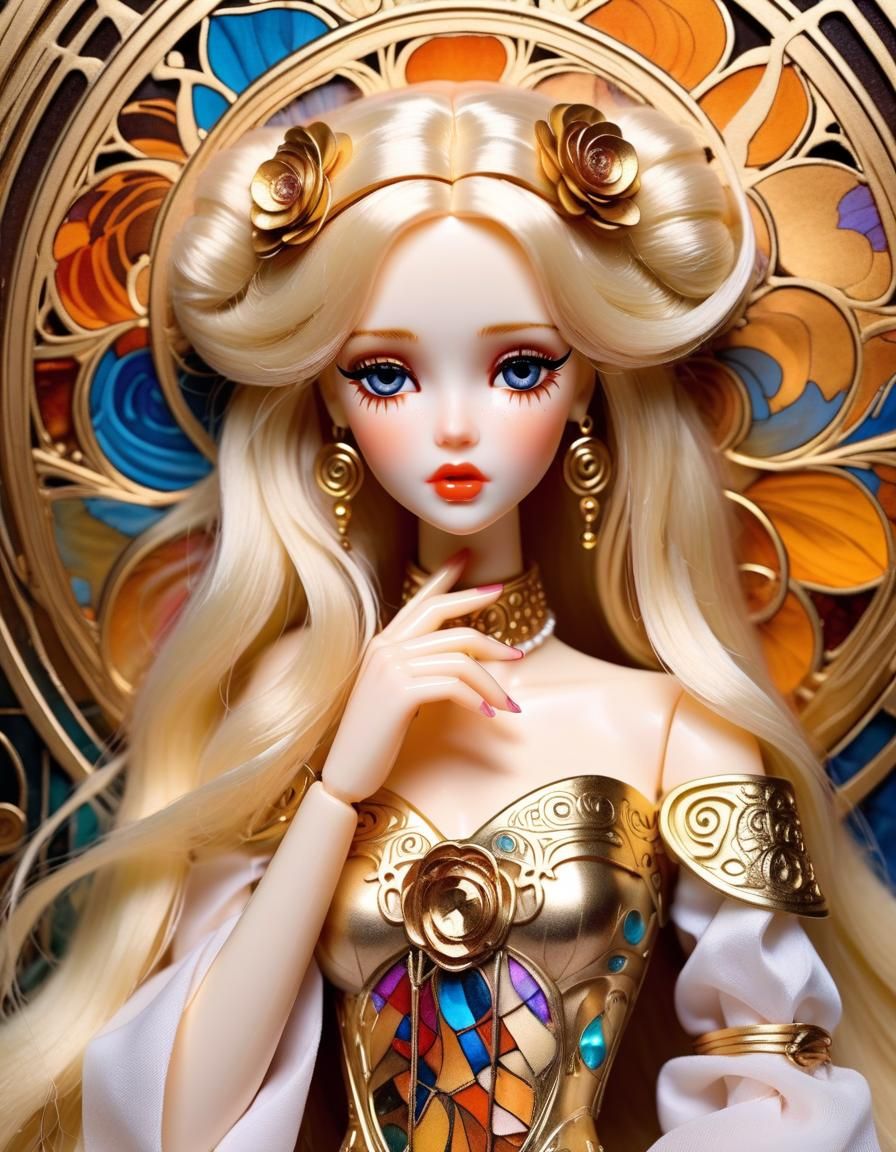 Barbie - in art nouveau