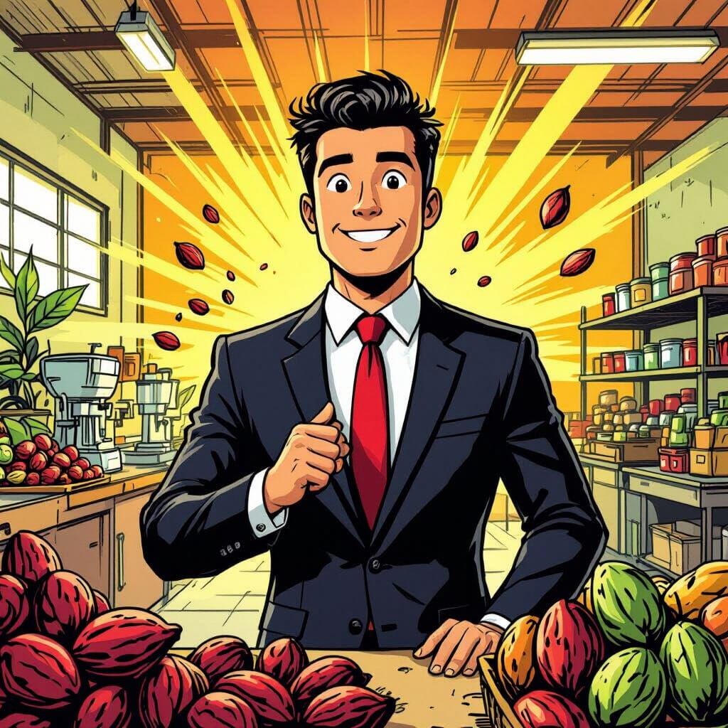 Energetic Administrator Arrives at Cocoa Cooperative in Comi...