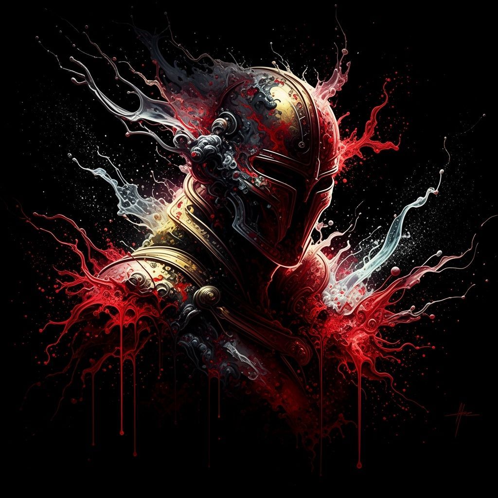 Grimdark Abstract Portrait