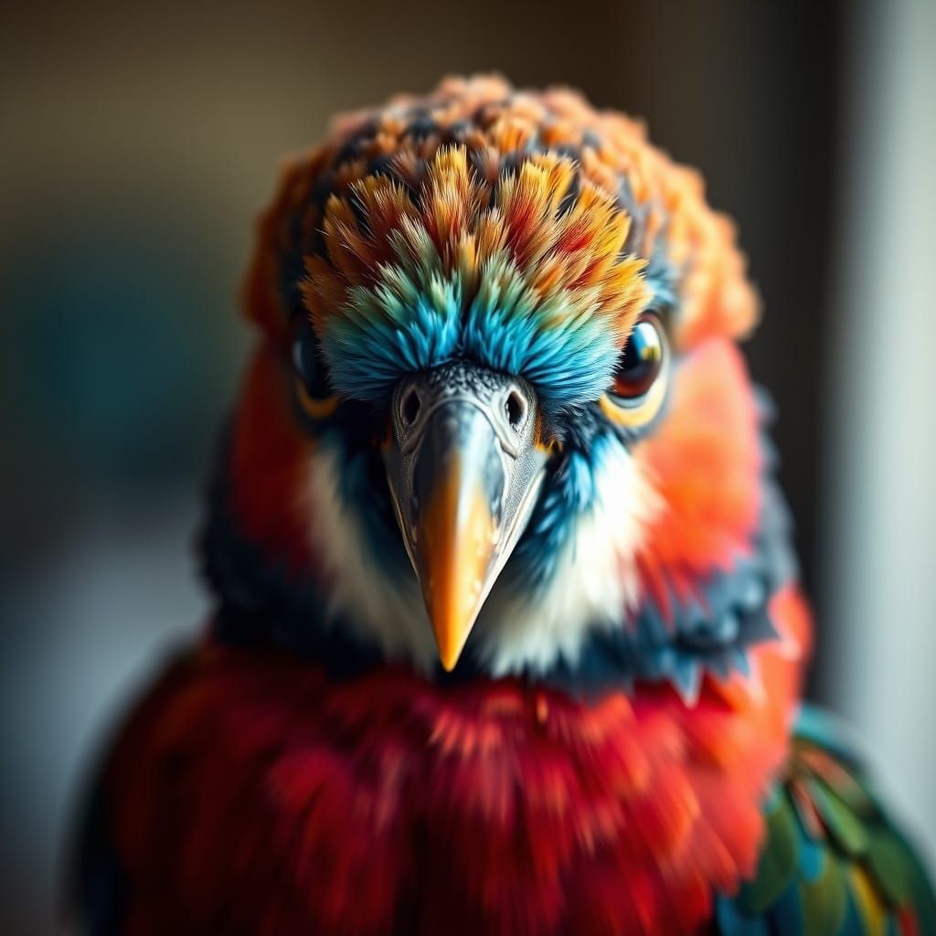 Vibrant Bird Portrait in Stunning High-Definition
