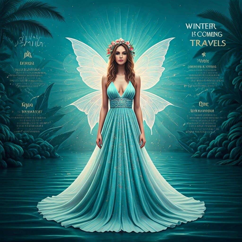 Floral Fairy Travels from Winter to Tropics