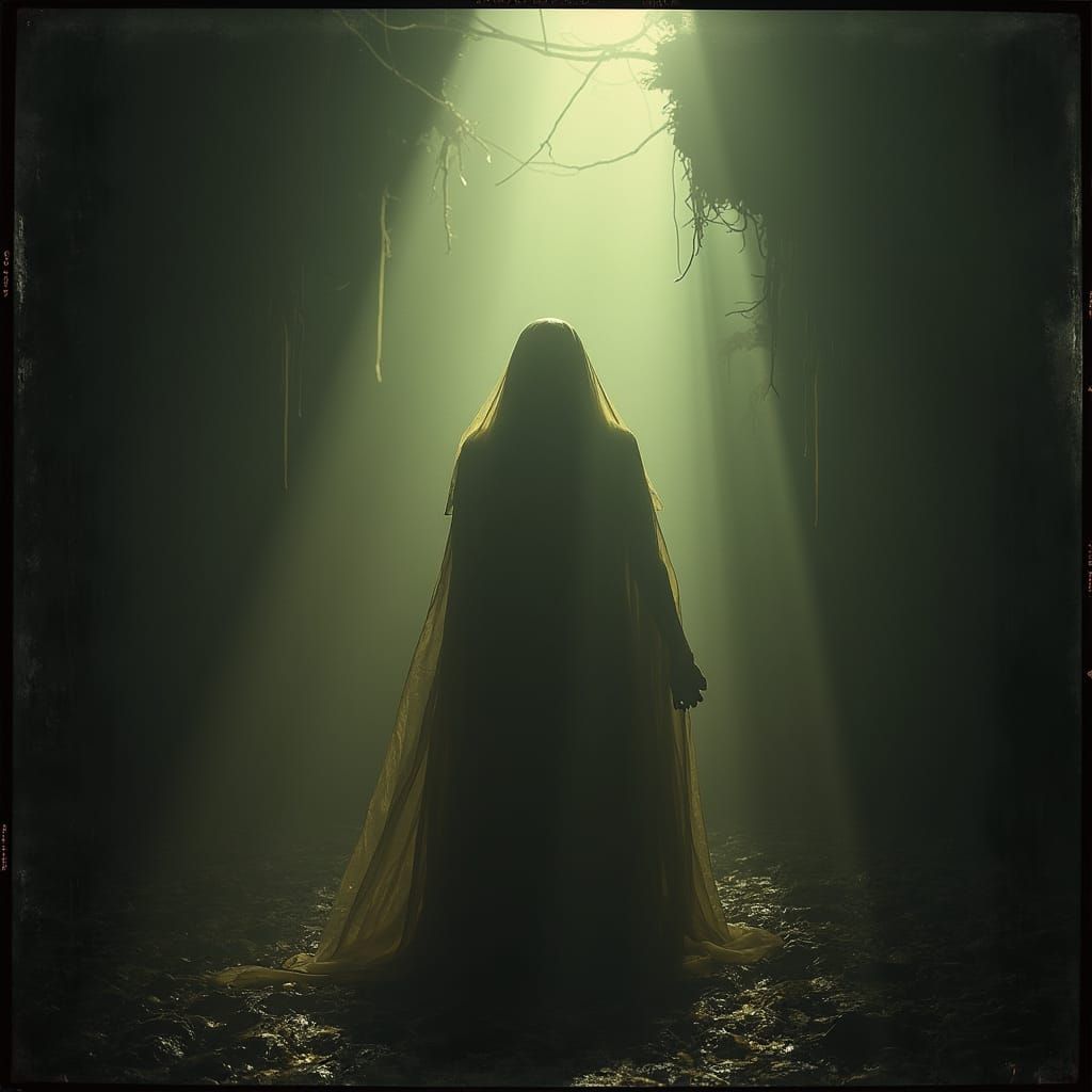 Lovecraftian Film Still with Cinematic Lighting