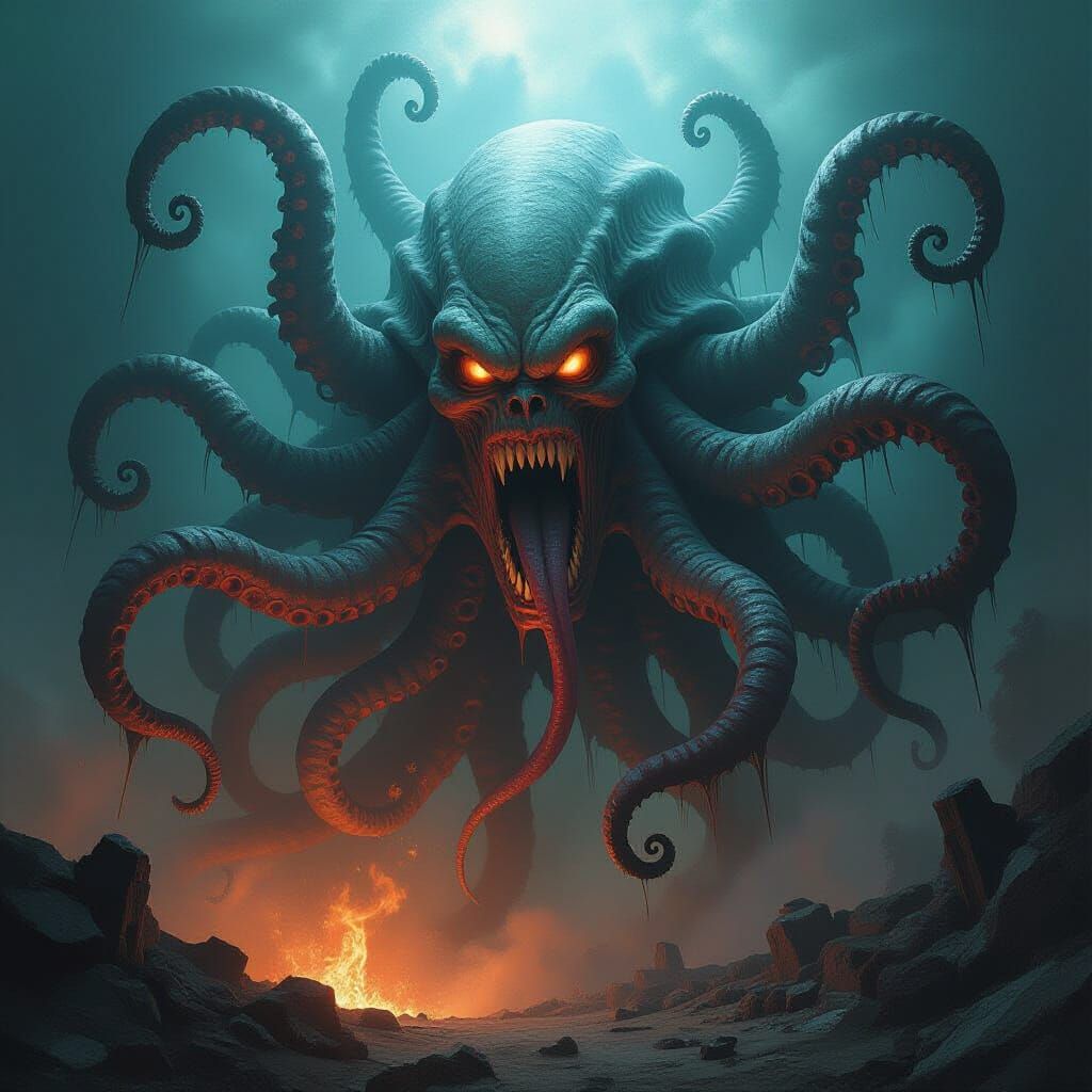 Eldritch Abomination Lurking in Cosmic Horror Space