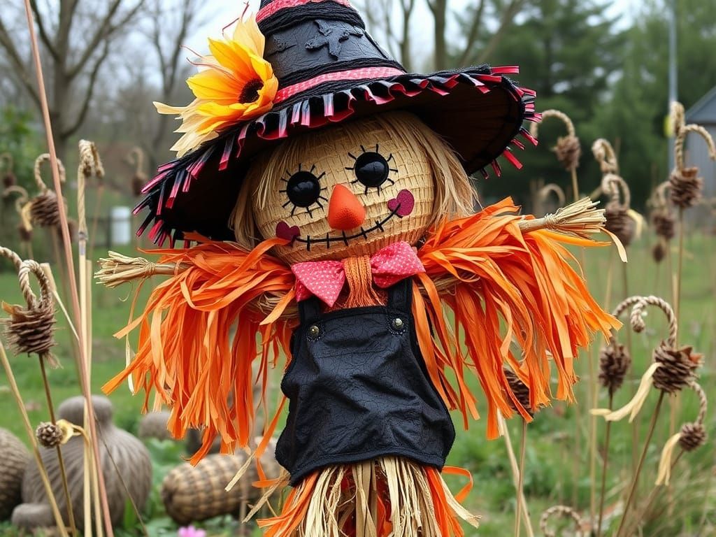 Dark Harvest Scarecrow Pinata for Halloween