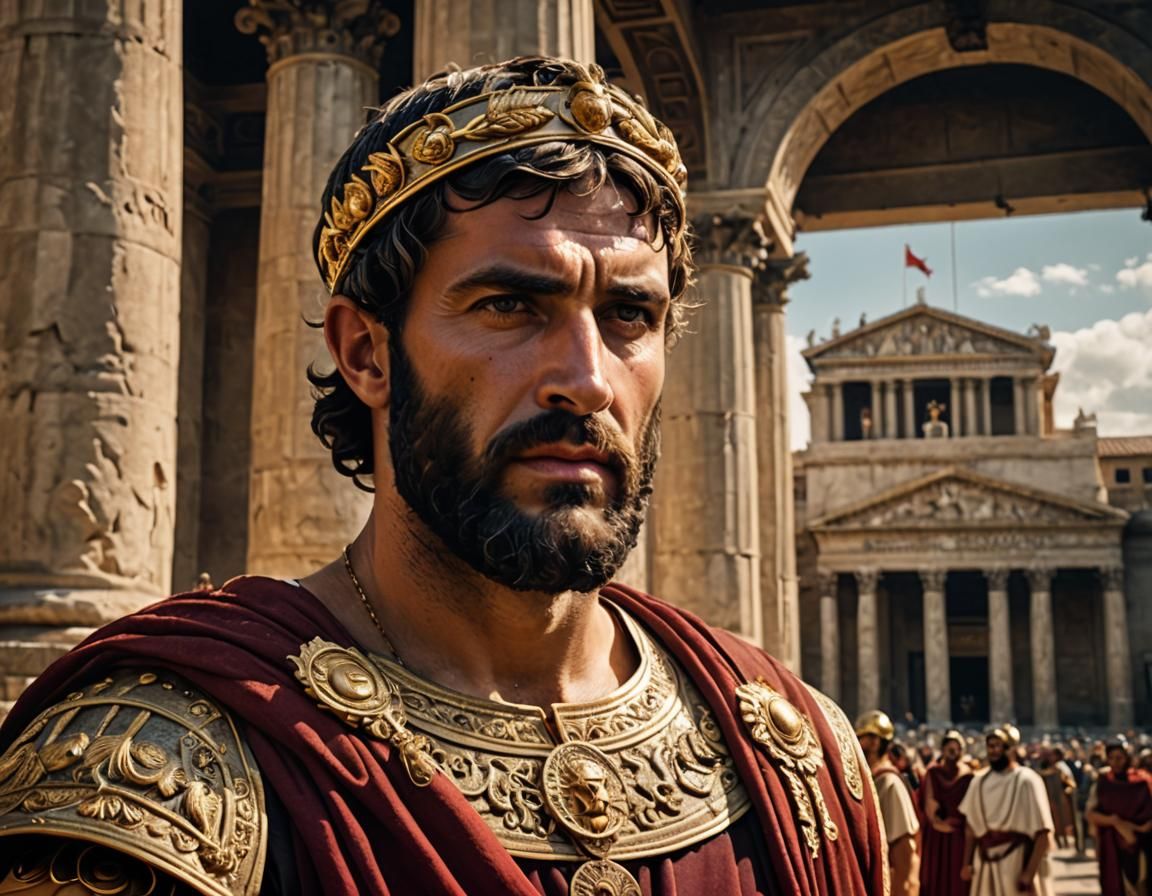 Epic Portrait of Lucius Tarquinius Superbus in Rome