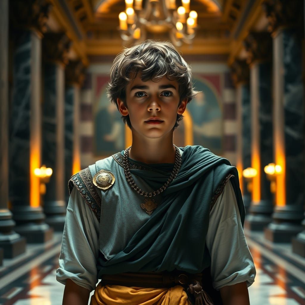 Roman Prince in Imperial Regalia