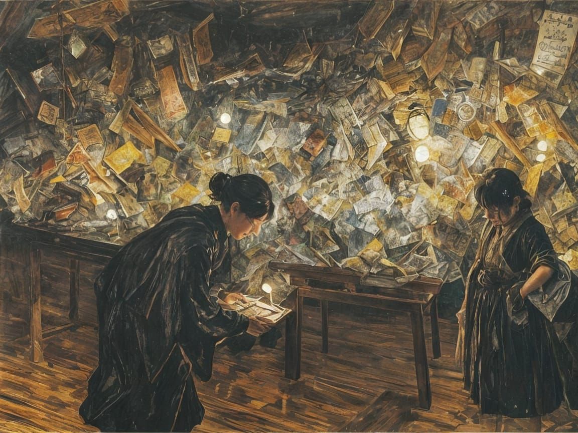 Japanese Witchcraft with Shimmering Effects