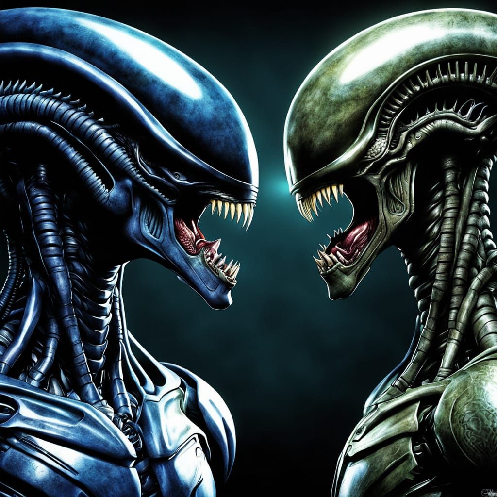 Cyberpunk Xenomorph Meets Guyver in a Gruesome Anime-Style B...