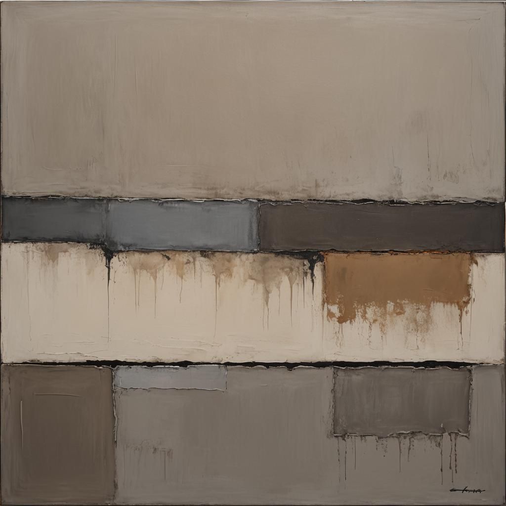 Abstract Landscape in Rothko-esque Style