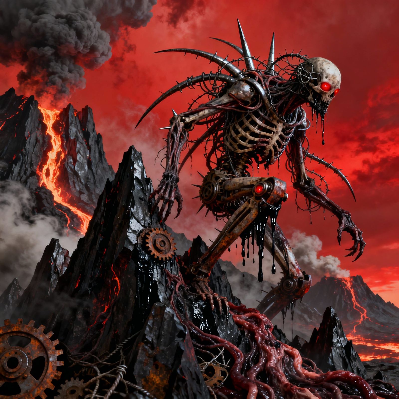 Biomechanical Horror Emerges from Dark Fantasy Realm
