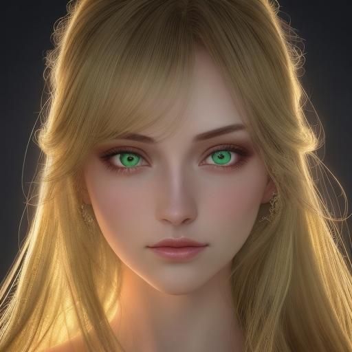 Hyperrealistic Portrait of Woman in Translucent Fabric