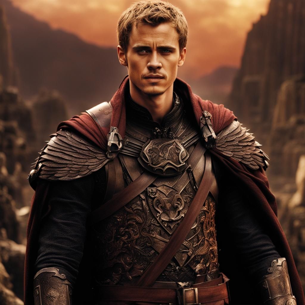 Portrait of a Man with Chest Scar