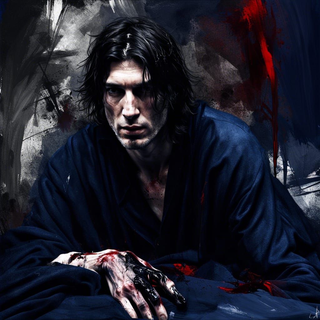 Brooding Self-Portrait in Renaissance Style