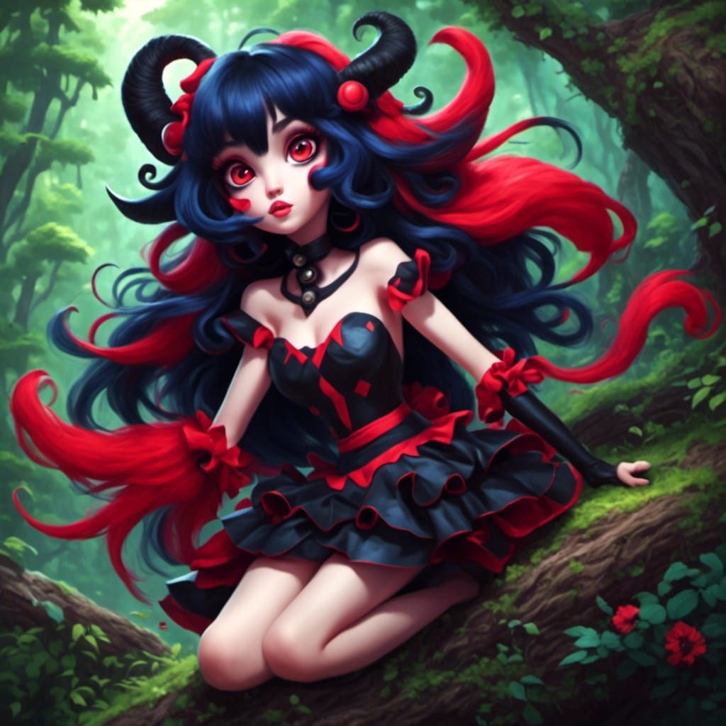 Distressed Jinx from League of Legends