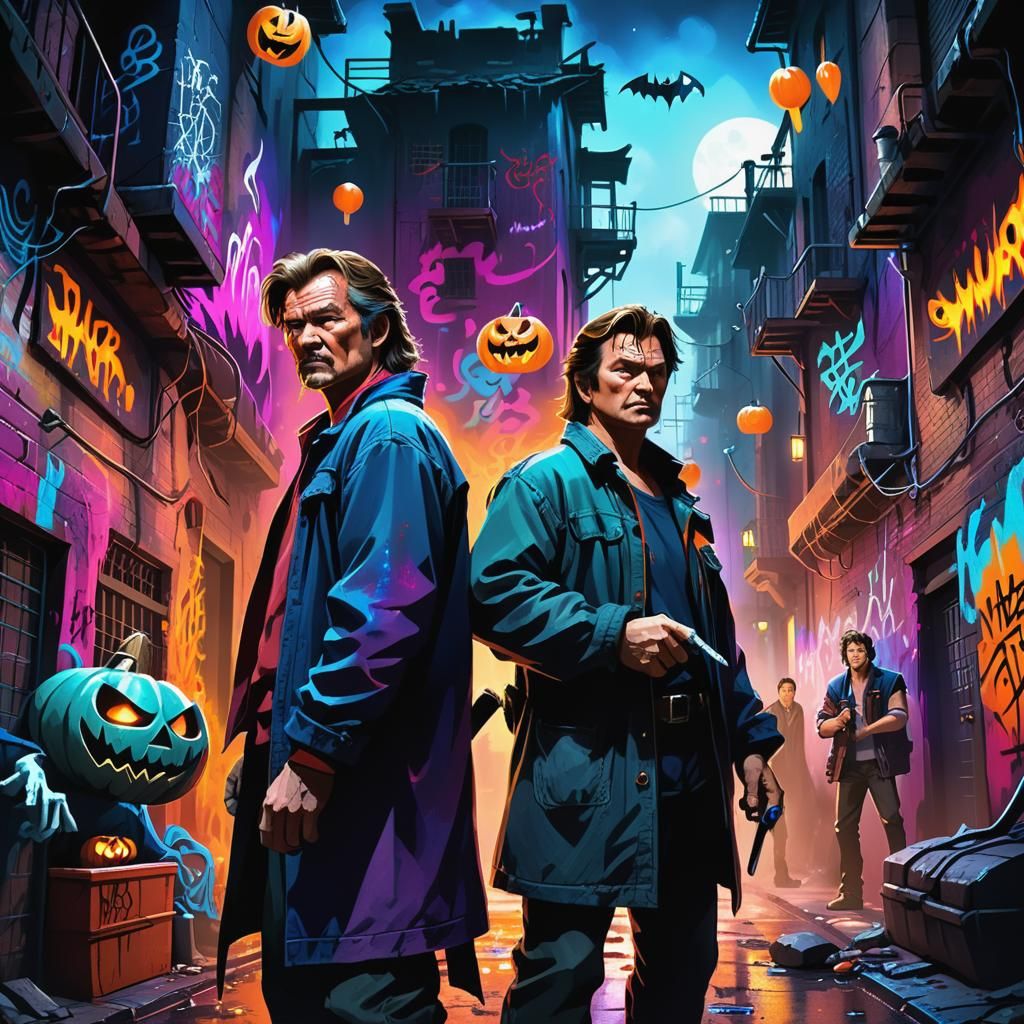 Big Trouble Halloween: Detailed 3D Anime Art