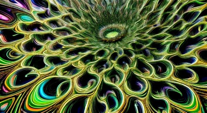 Intricate Constellation Portal in Surrealist Style