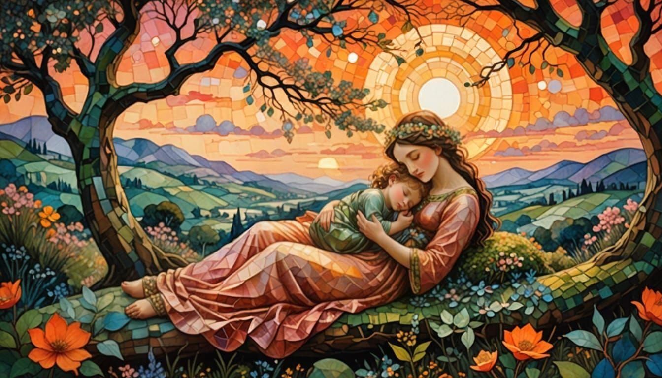 The light of a mother's love shines all over the world