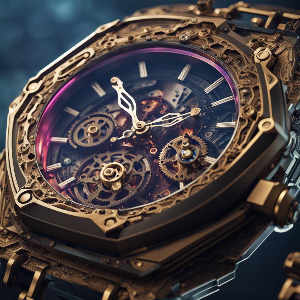 AP Royal Oak Skeleton Watch in Detailed Matte Painting