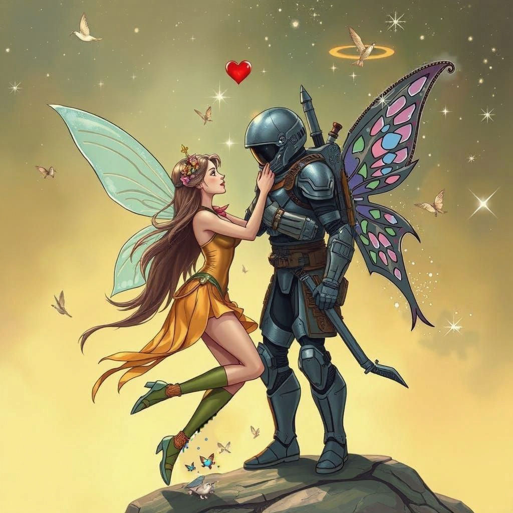 Ethereal Space Romance in a Whimsical Fantasy