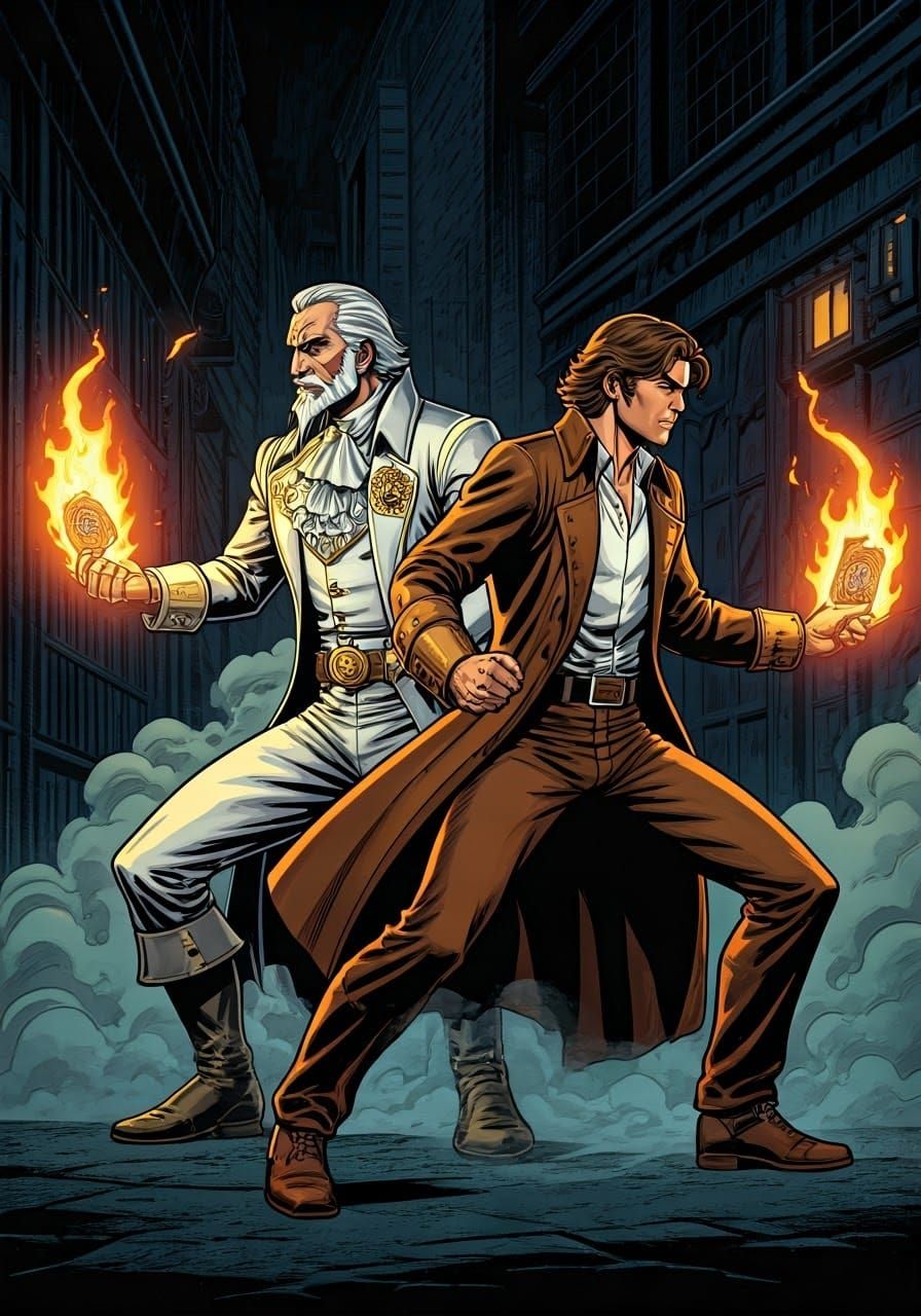 Aetheria Art: "Remember Boy, a 3 of Clubs Beats Them All."