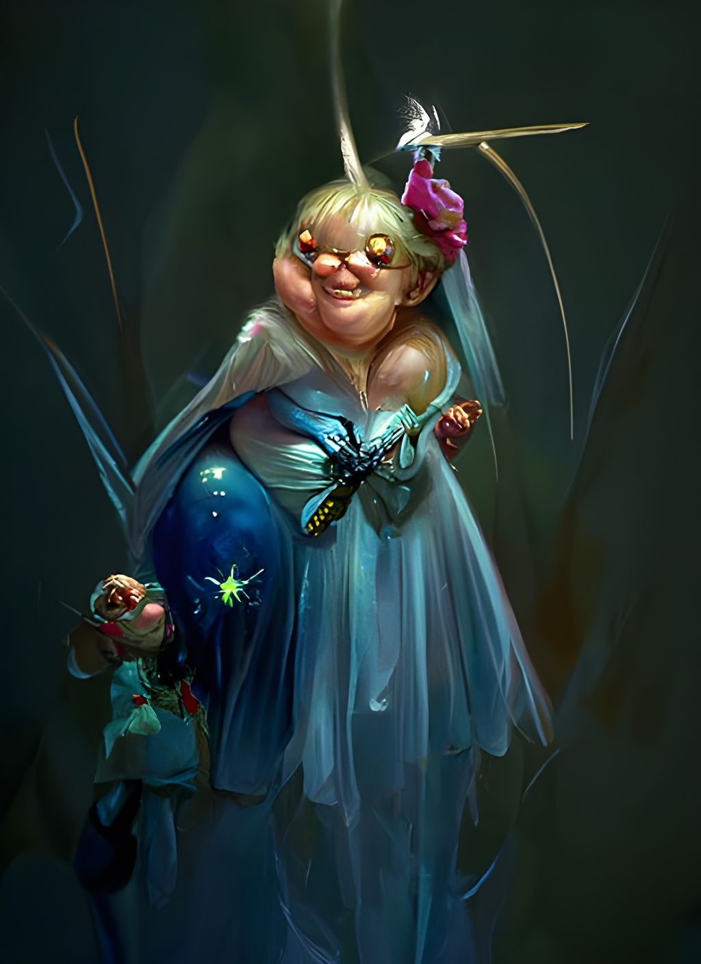 Enchanting Fairy Godmother Illustration