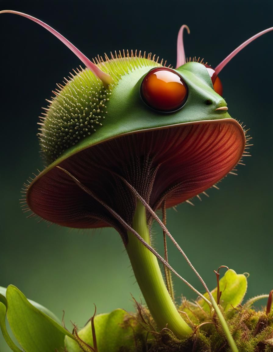 Surreal Alien Planet with Cybernetic Ghouls