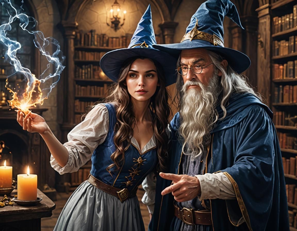 Wizard's Disappearing Girl Illusion