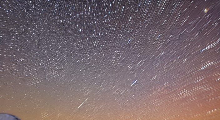 A Starry Nighttime Portrait in Stunning 3D Detail