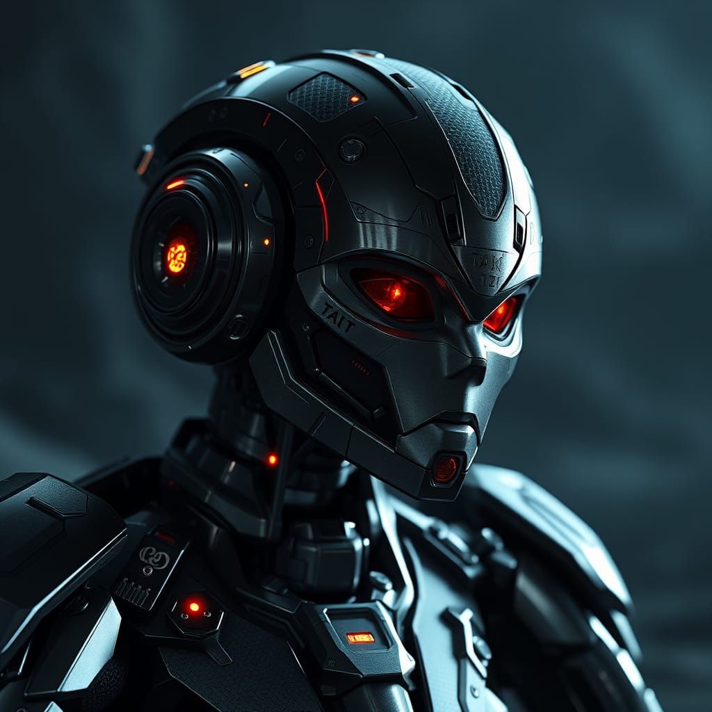 Futuristic Sci-Fi Mech Details in 8K Resolution