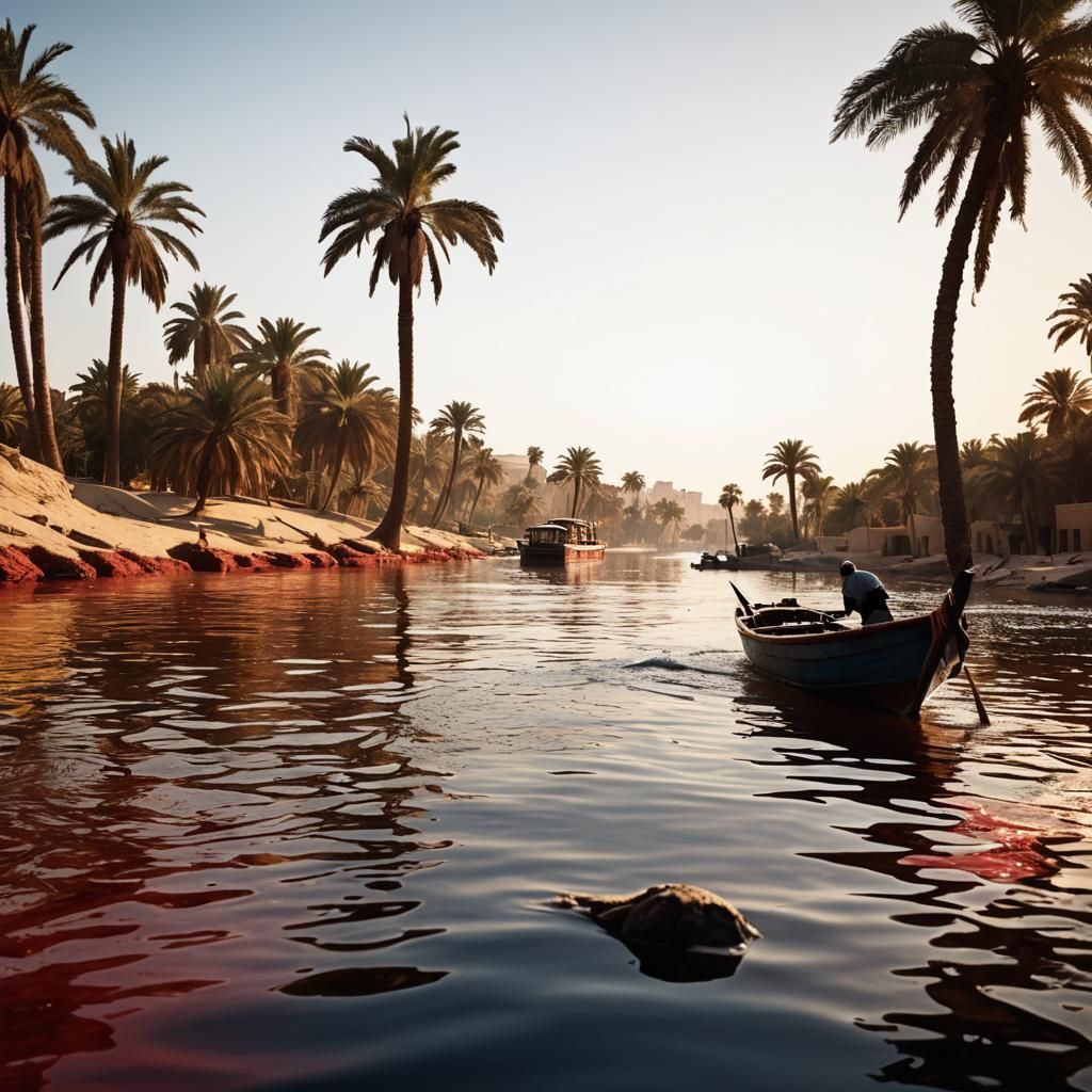 Nile Turns to Blood: Cinematic Photography