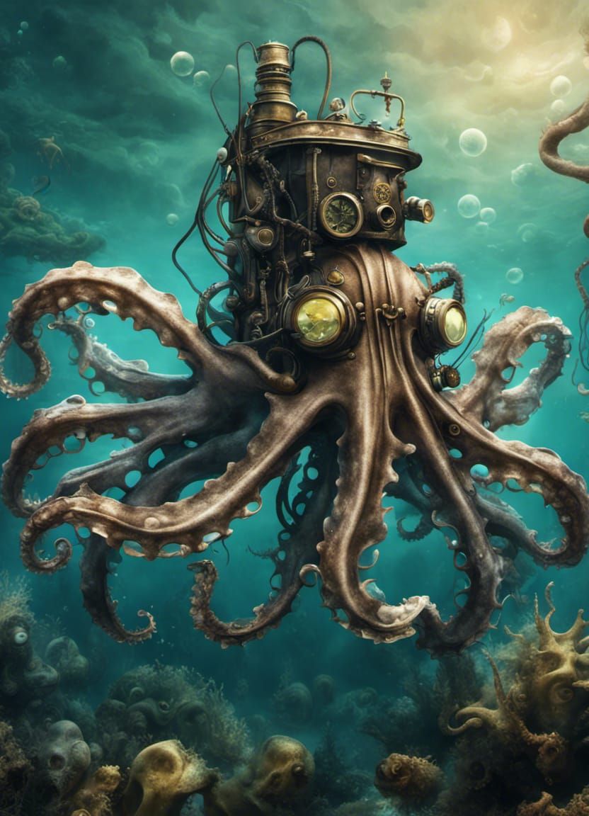 Steampunk Octopus 🐙