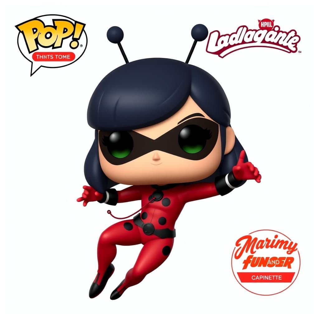 Funko Pop Figure Disney Ladybug Marinette from the series Ladybug and Cat Noir