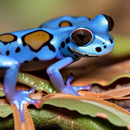 Baby poison dart frog