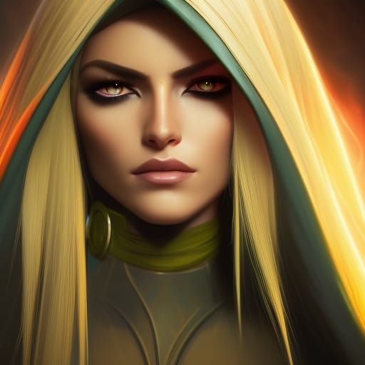 Lana Beniko Sith Portrait in Art Nouveau Style