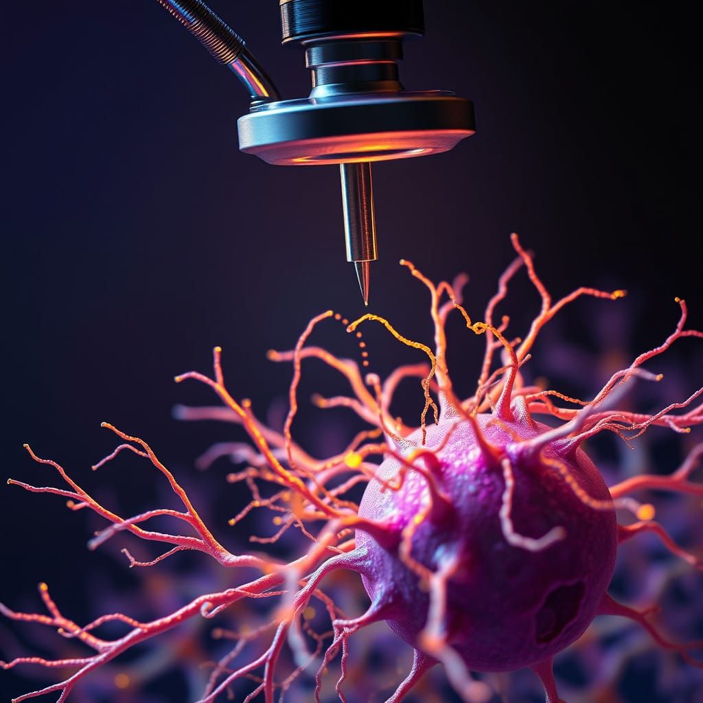 3D Cytoskeletal Structure in Atomic Scale