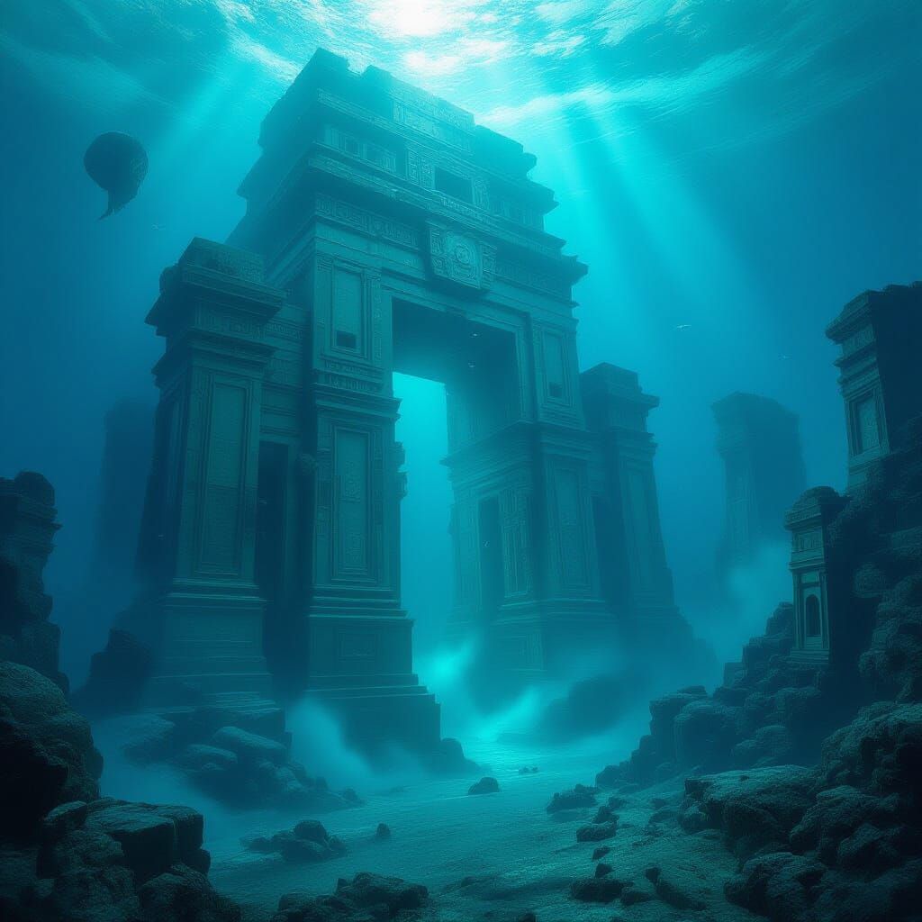 Lost Underwater City Re-emerges From The Sea