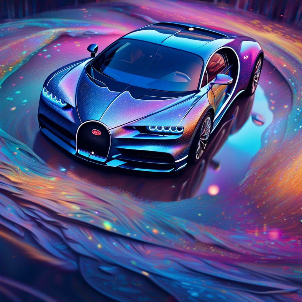 Bugatti Chiron matte painting