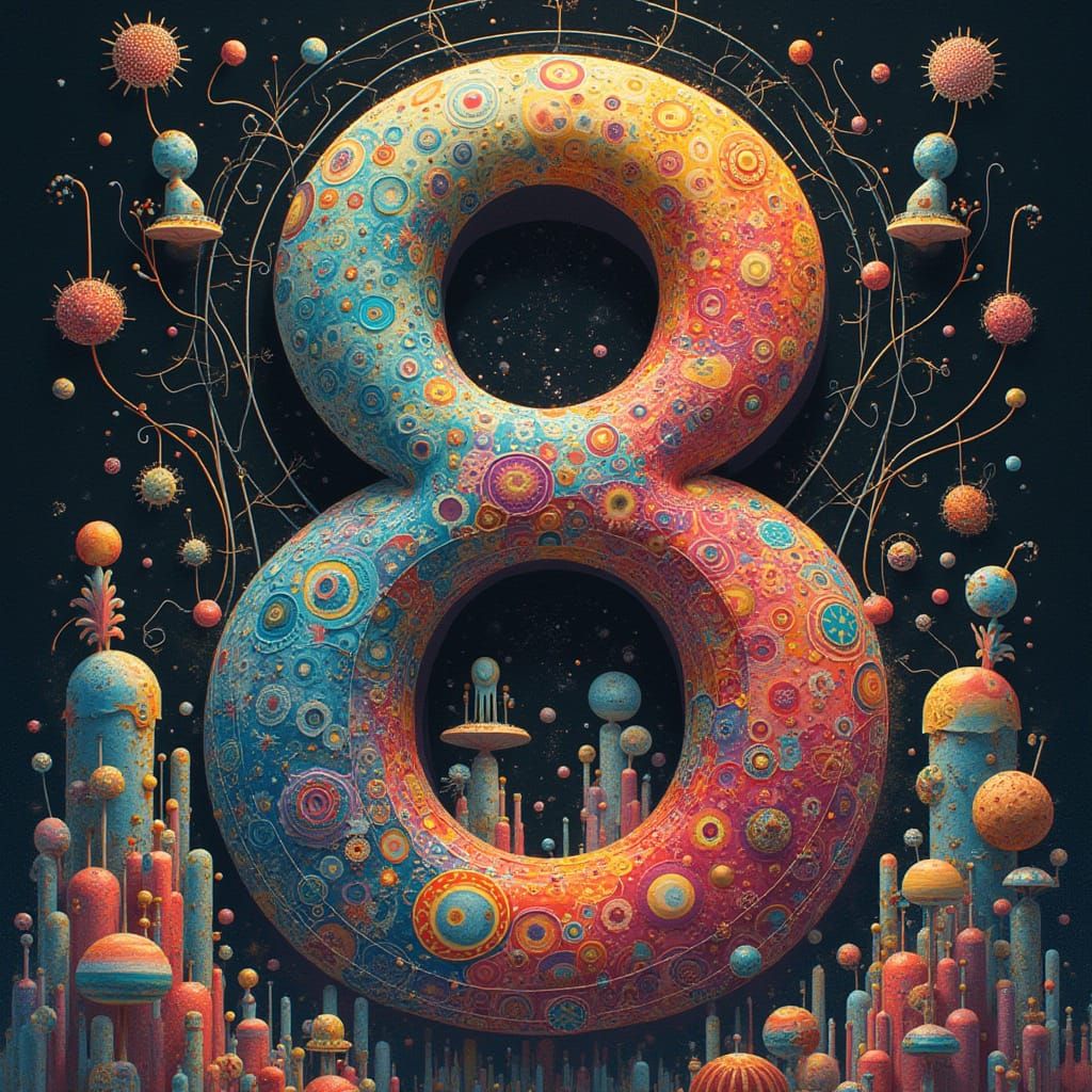 Infinite Kaleidoscope of Colors and Patterns in Escher-Inspi...