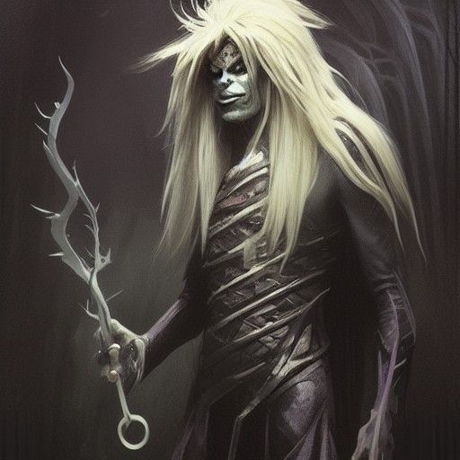 Sinister Goblin King Portrait