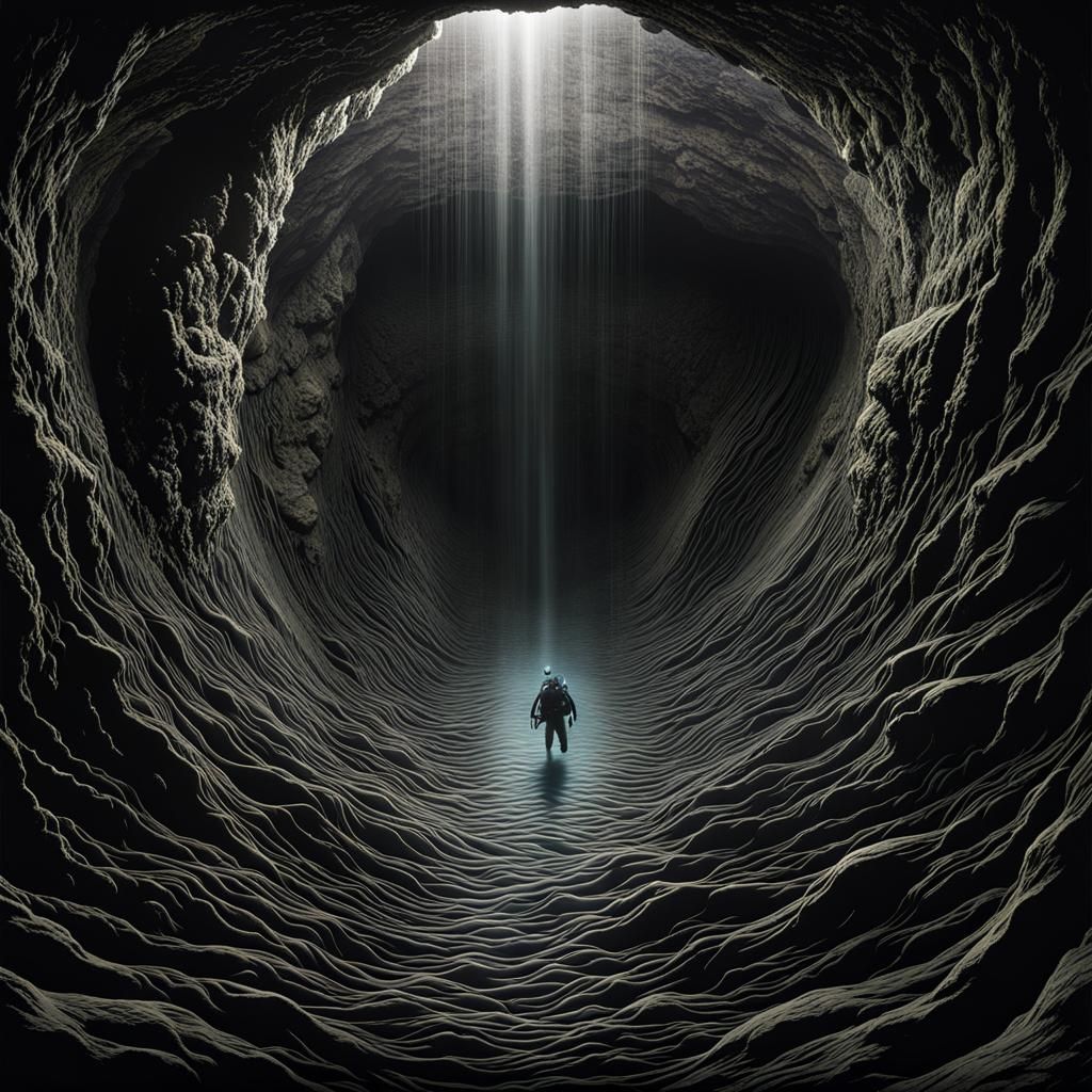 Abyssal Scuba Diver in the Chasm of Despair