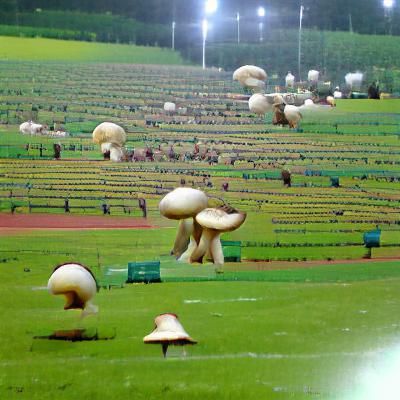 Champignon Mushroom Field