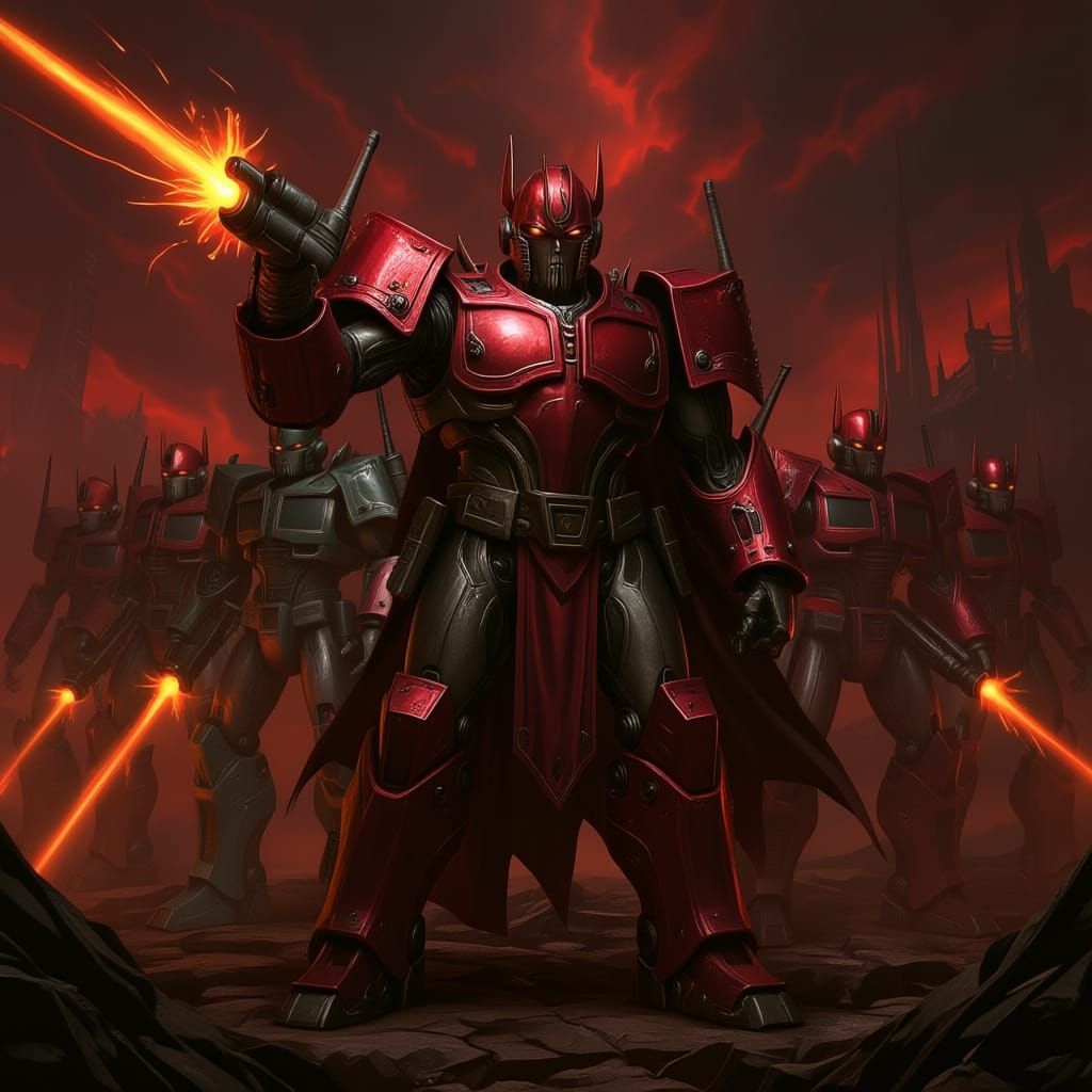 Decepticons Starscream Army in Apocalypse Ultra Realistic Ci...