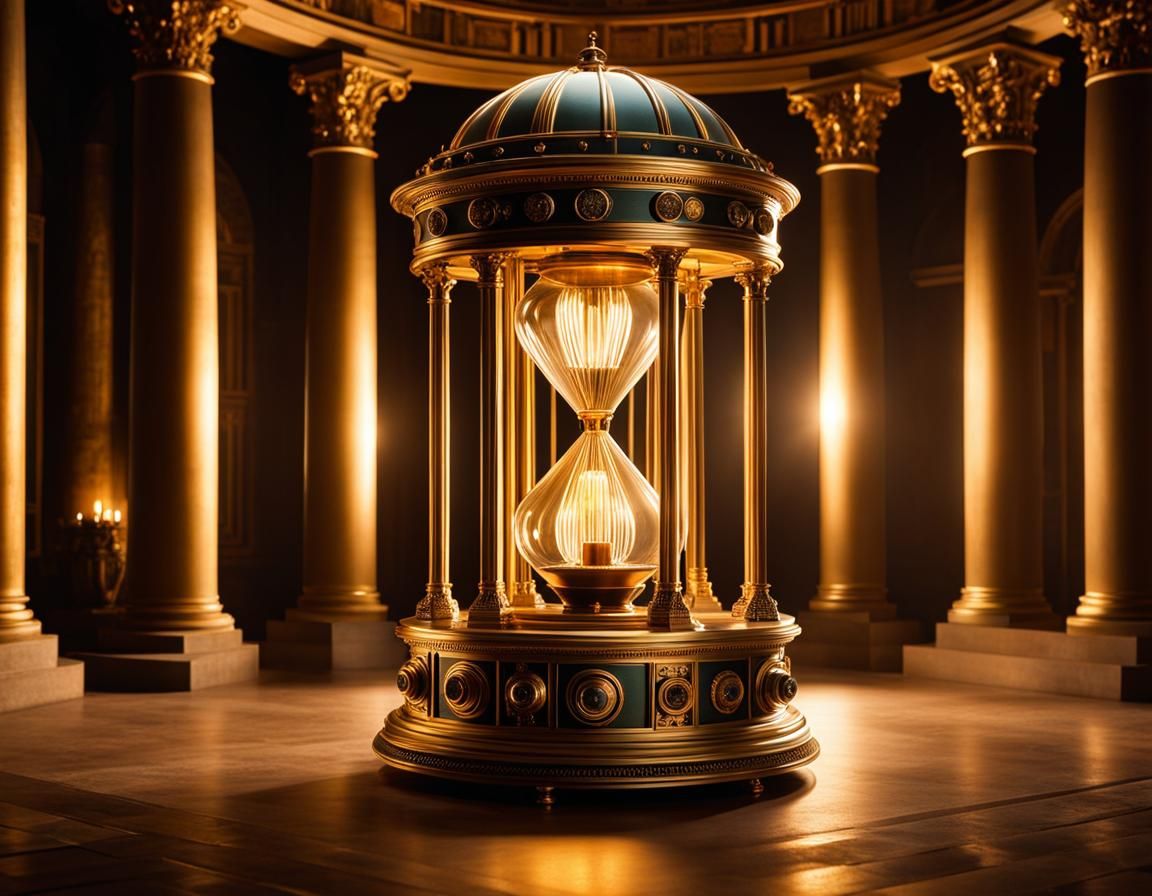 Ancient Roman Time Machine at Magic Hour