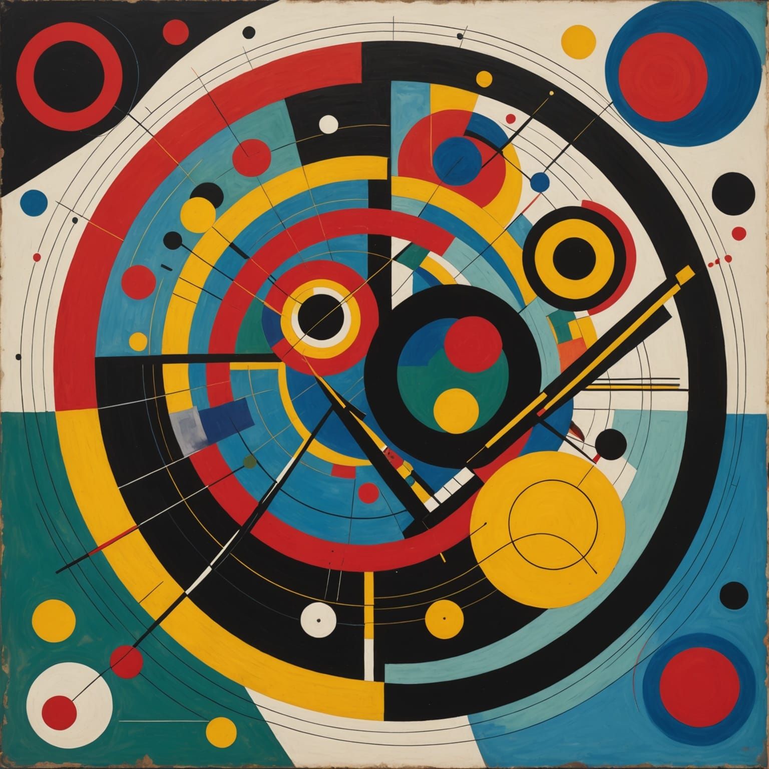 Geometric Abstraction in Modern Colors