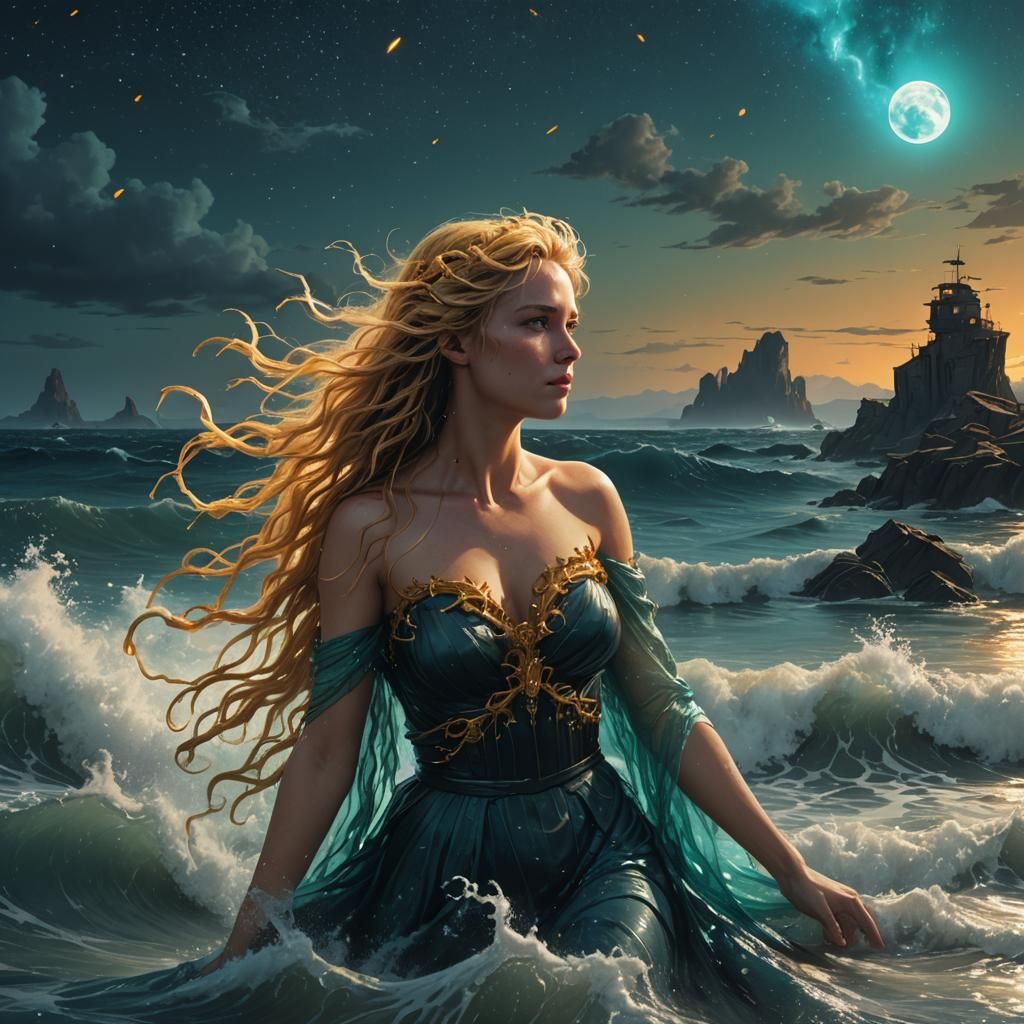 Aphrodite Rising: Fantasy Realism Concept Art