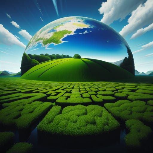 Surreal Landscape Masterpiece in Vibrant Dreamscapes