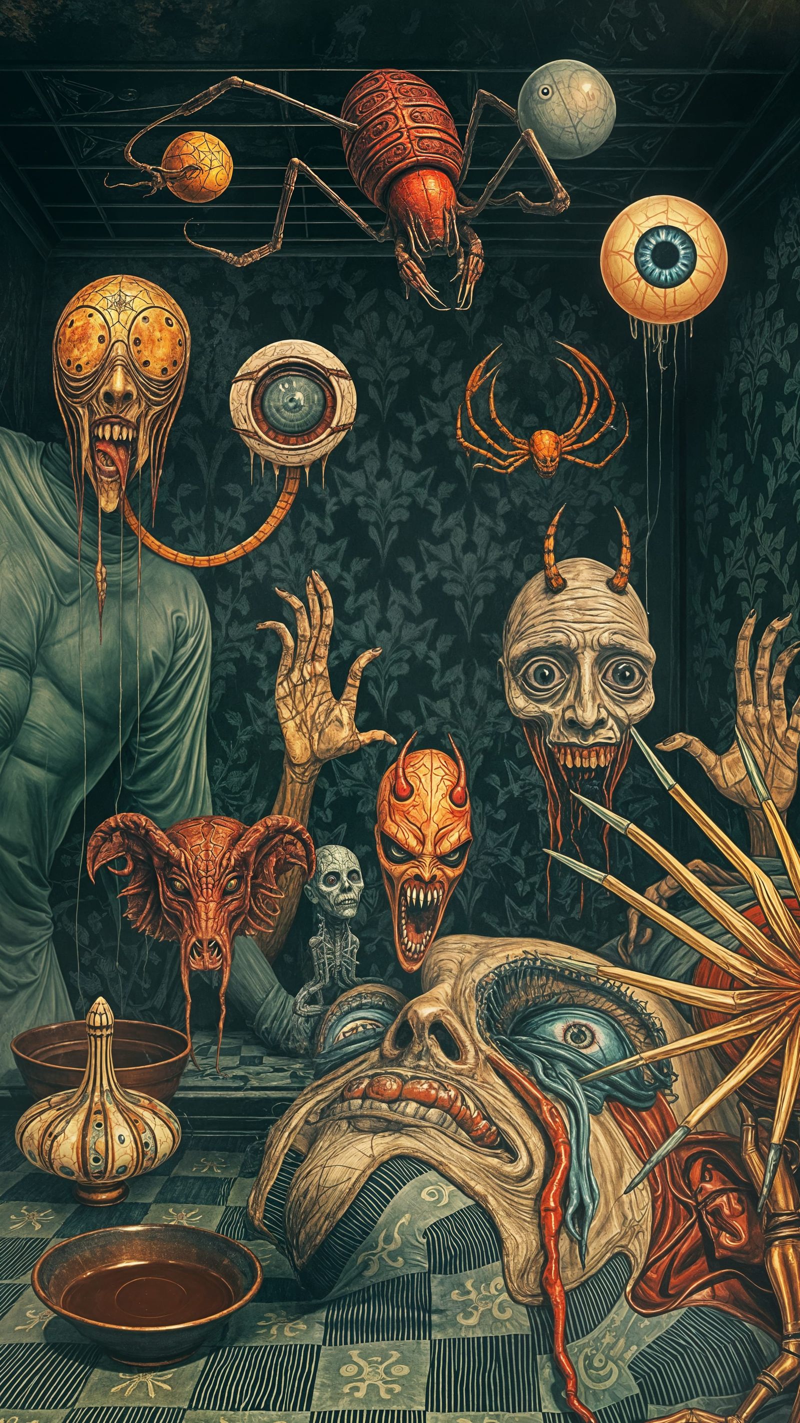 Bad DMT Trip: A Horror Art Nightmare